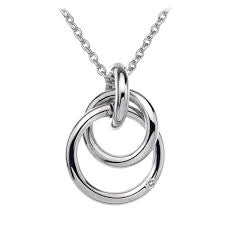 Hot Diamonds Sterling Silver Eternity Interlocking Pendant DP372 Ladies Gift