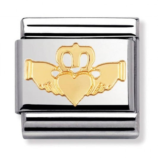 Nomination Classic Gold Spirituality Claddagh Charm Link 03011905