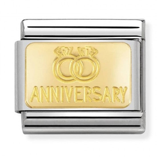 Nomination Classic Gold Wedding Anniversary Charm Link 03012132