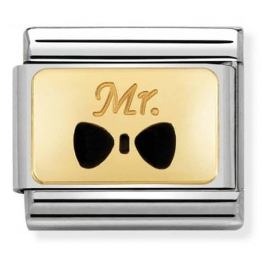 Nomination Classic Gold Mr Wedding Charm Link 03028425