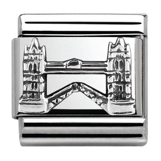 Nomination Silver Tower Bridge London Travel Charm Link 33010510