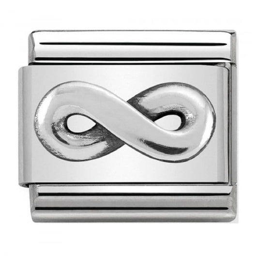Nomination Classic Silver Infinity CZ Charm Link 33010121