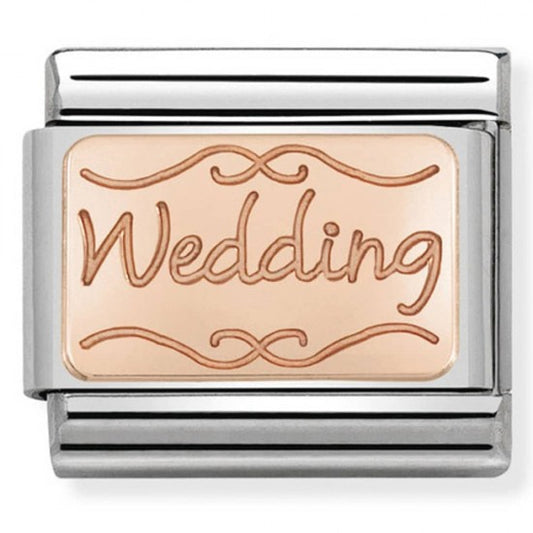 Nomination Classic Rose Gold Wedding Charm Link 43010140