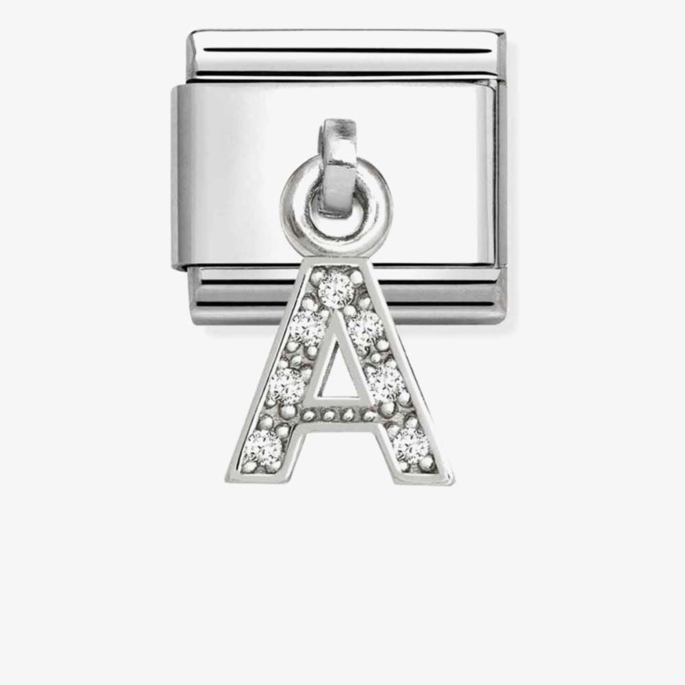 Nomination Classic Silvershine Sparkling Letter A Charm
331818/01