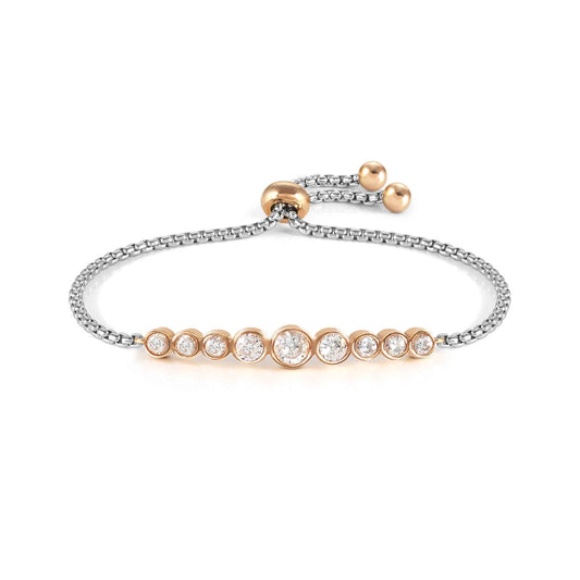 Nomination Milleluci Crystal Bangle Toggle Bracelet 028010010