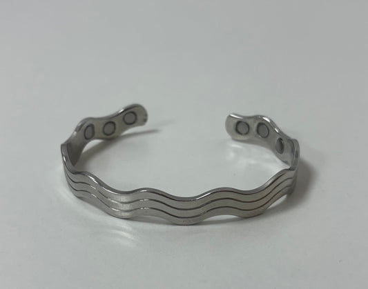 Silver Magnetic Bracelet