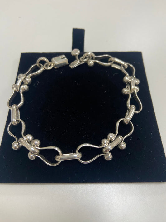 Silver Bracelet Hand Made Snaffle