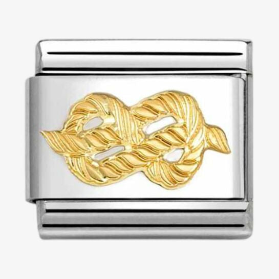 Nomination Classic Gold Infinity Knot Charm Link 03014959