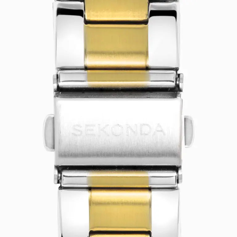 Sekonda Taylor Ladies Watch Two Tone Case & Stainless Steel Bracelet with Silver Dial 40473