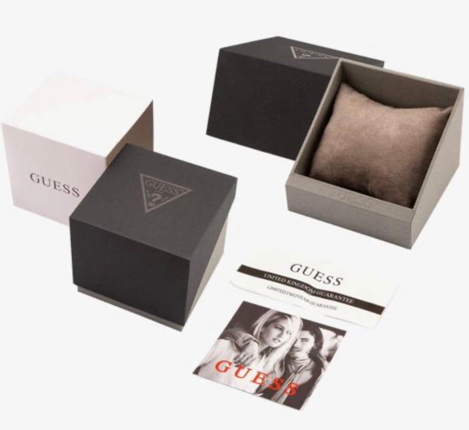 Guess Women’s Silver Crystal Watch