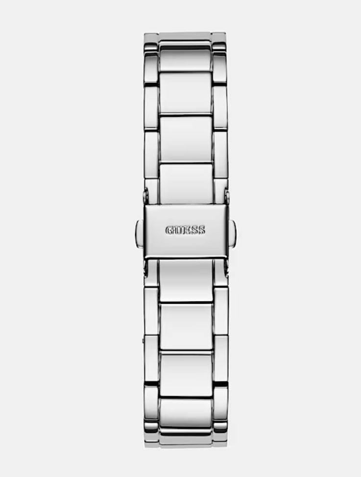 Guess Women’s Silver Crystal Watch