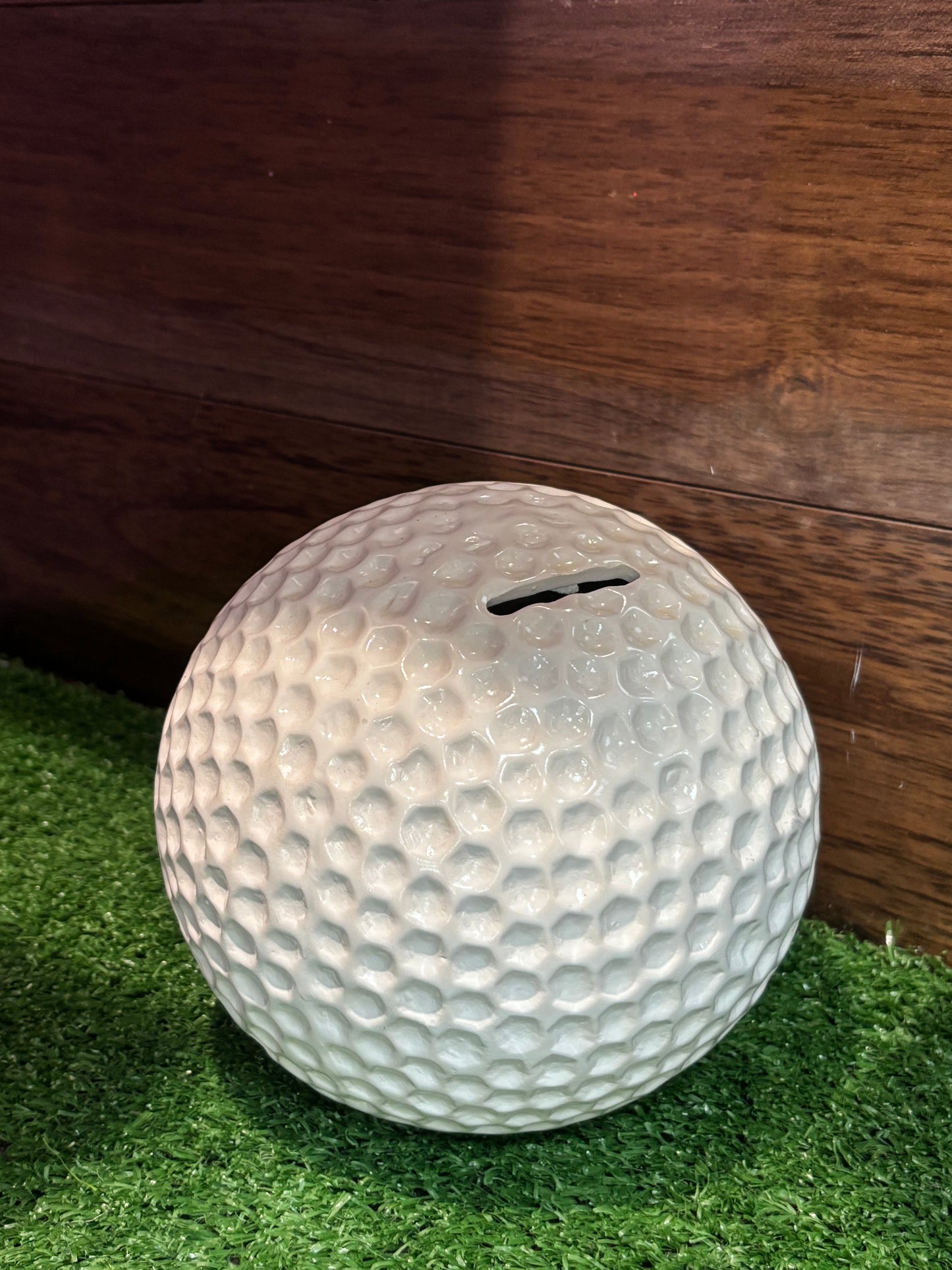 Large Golf Ball Shape Ceramic Money Box