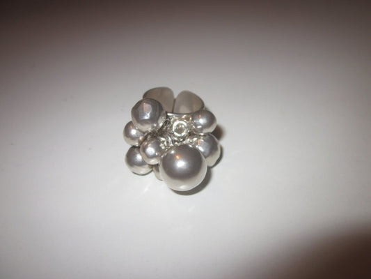 Sterling Silver Handmade "Show stopper" Adjustable Bobble Ring