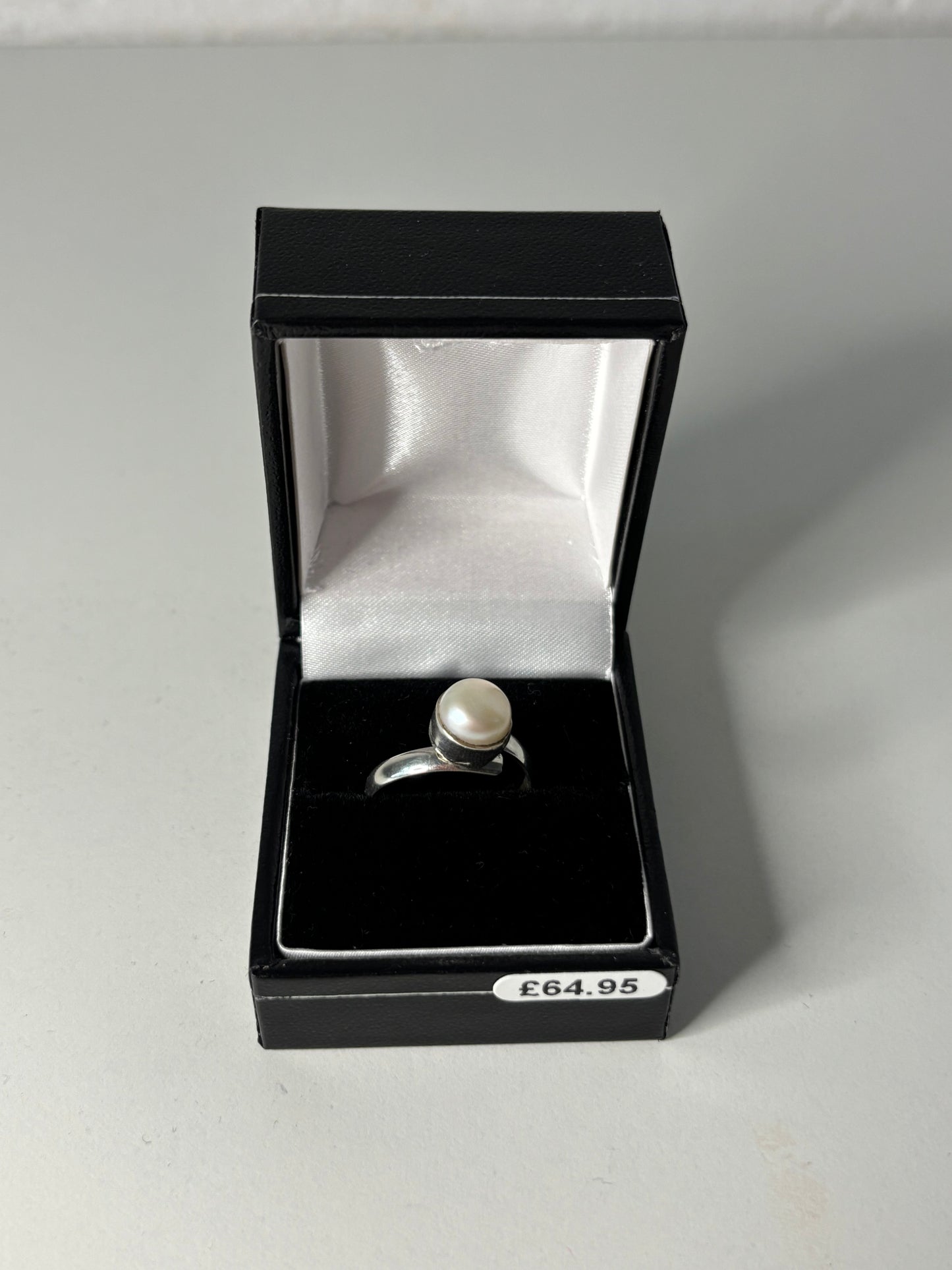Sterling Silver Pearl Ring