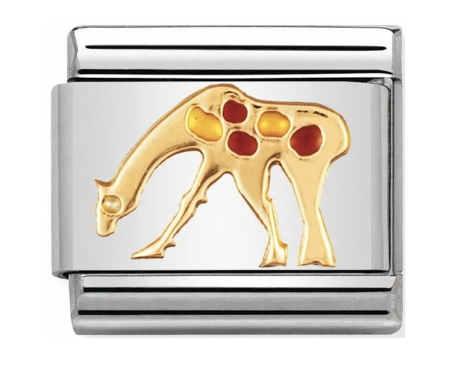 Nomination Classic Gold Giraffe Charm Link 03021126