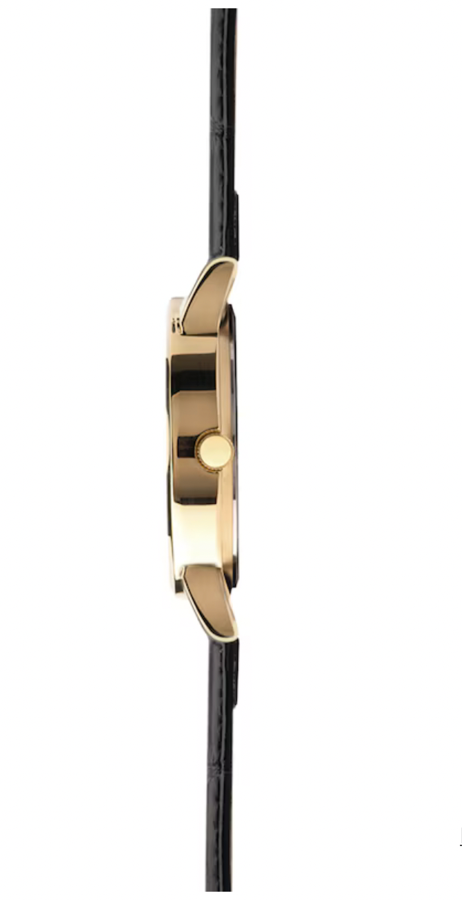 Sekonda Classic Men's Watch with Gold Case & Leather Strap with Champagne Dial 1041