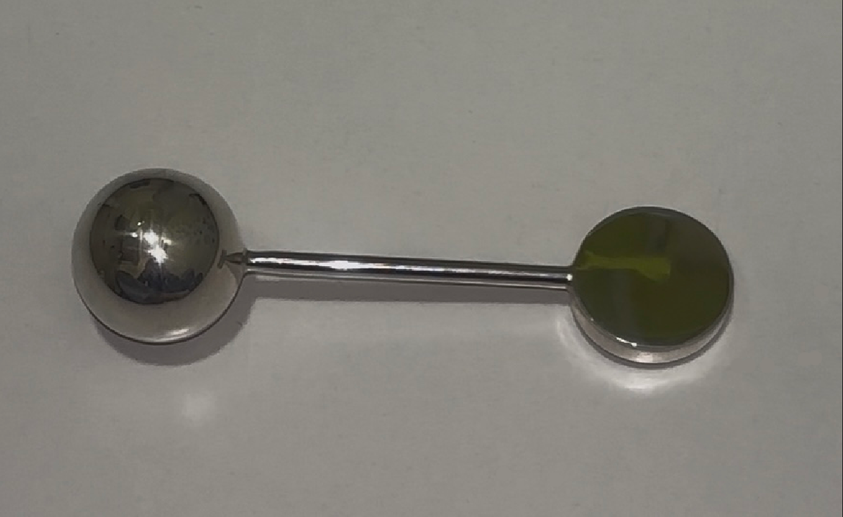 Classic Sterling Silver Baby Christening Rattle