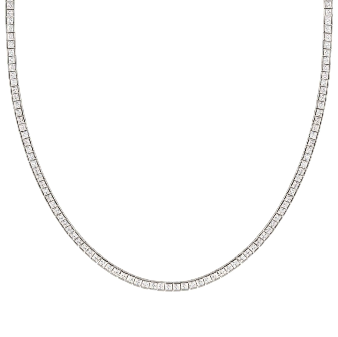 Daytonight Silver Tennis Necklace