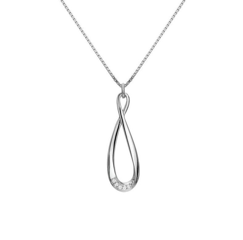 Hot Diamonds Silver Flourish Pendant DP927