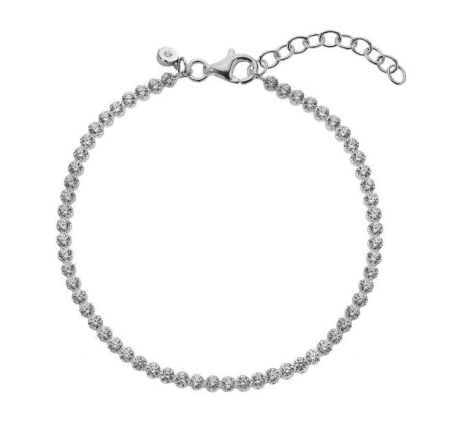 Hot Diamonds Sterling Silver Tennis Bracelet DL710