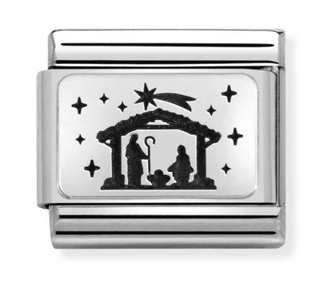 Nomination Classic Silver Nativity Charm 33011138