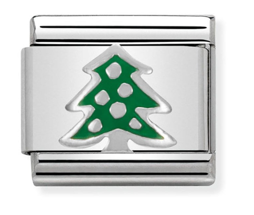 Nomination Classic Silvershine Christmas Tree Charm 33020408