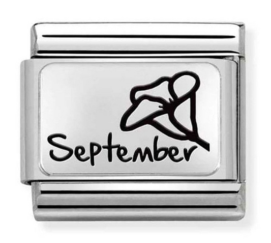 Nomination September Morning Glory Birth Flower Charm 33011221