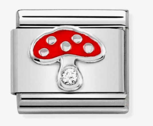 Nomination Classic Mushroom Crystal Charm 33030518