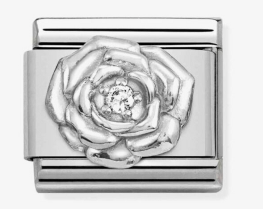 Nomination Classic Rose Crystal Charm 33031112