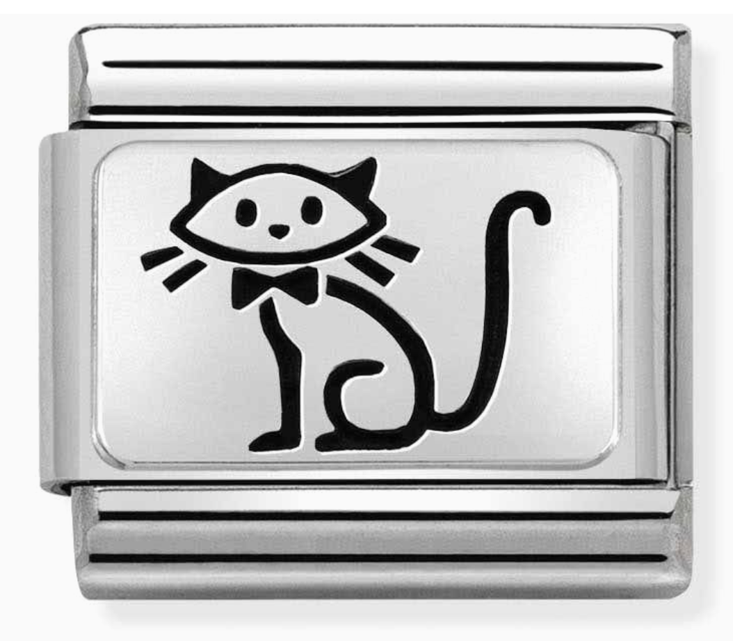 Nomination Silvershine Family Cat Charm 33010953