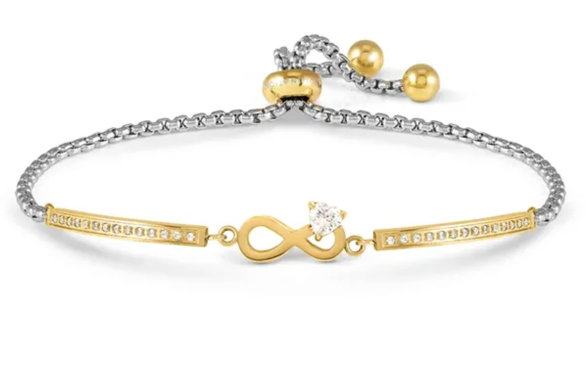 Nomination Gold Milleluci Infinity Bracelet Refined Edition