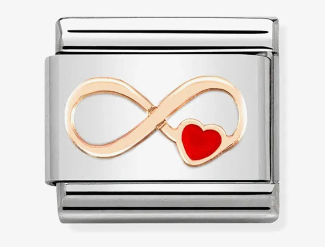 Nomination Classic Composable Infinity Red Heart Charm 43020212
