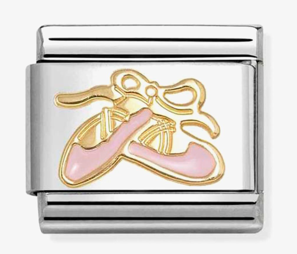 Nomination Classic Symbols Pink Ballet Shoes Charm 03028576