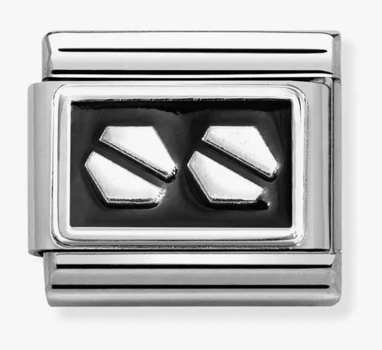 Nomination Classic Silver Enamel Hex Screws Charm 33020633