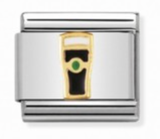 Nomination Classic Gold Irish Beer Enamel Charm 03025004