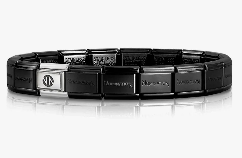 Nomination Italy Black Starter Bracelet 18 links