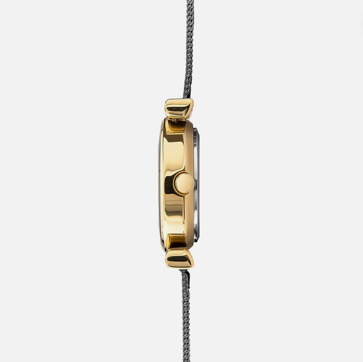 Sekonda Women's Gold Dial Watch With Chrystal Black Face