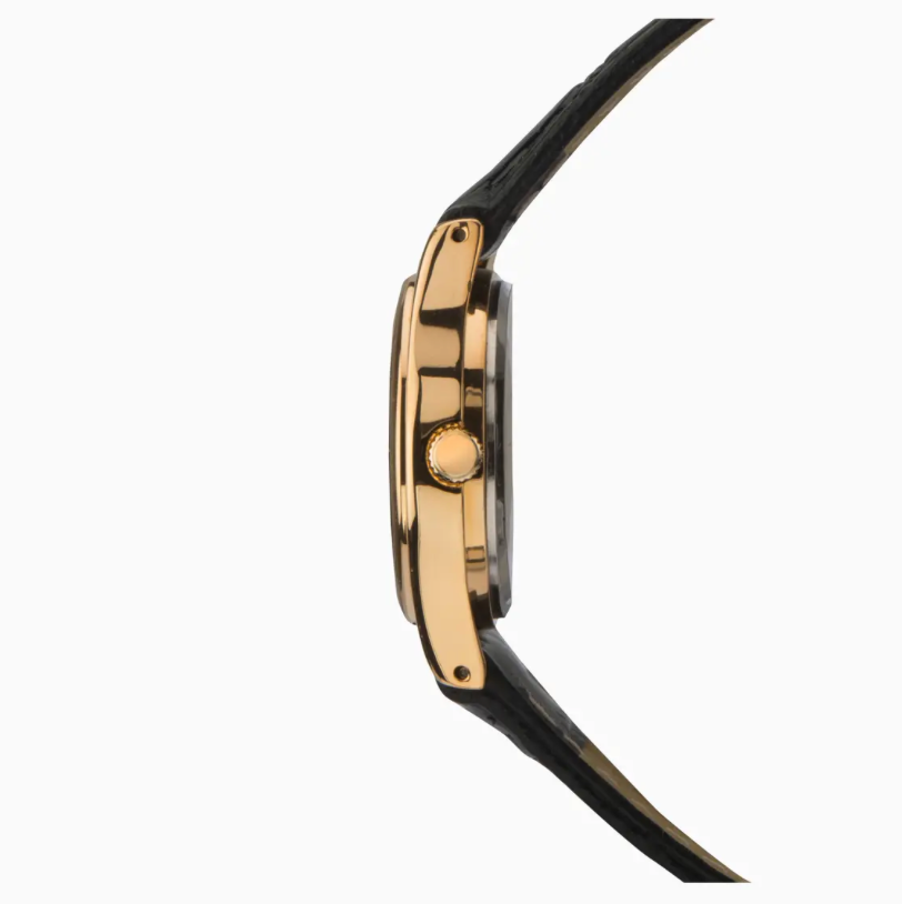 Sekonda Easy Reader Ladies Watch with Gold Case & Leather Upper Strap 4493