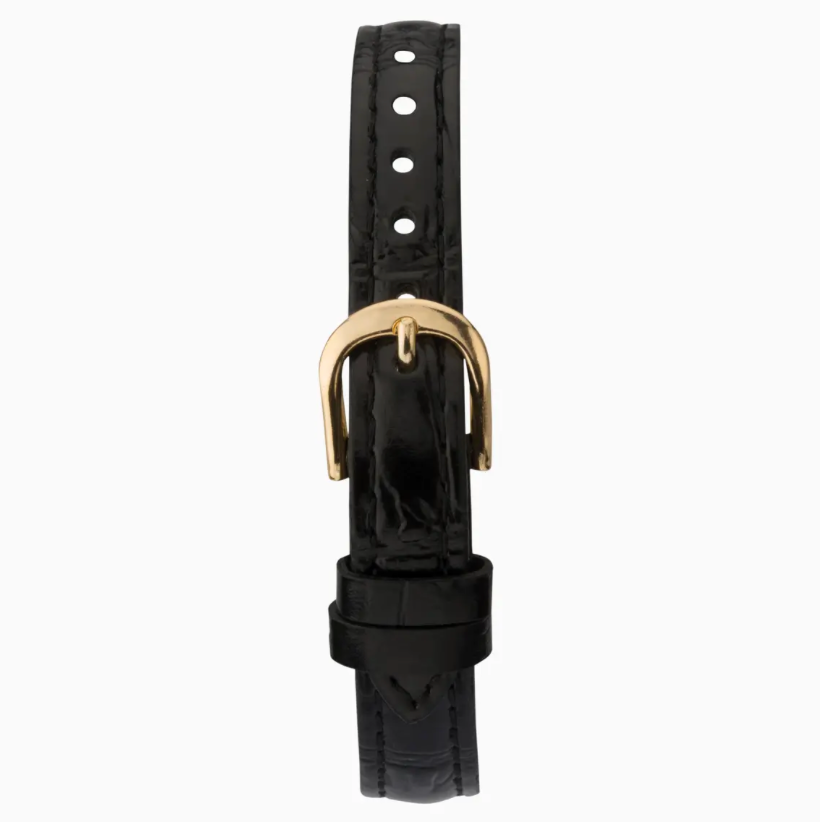Sekonda Easy Reader Ladies Watch with Gold Case & Leather Upper Strap 4493