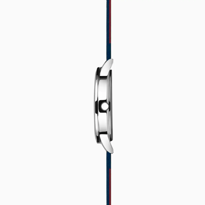 Sekonda Nordic Ladies Watch with Silver Case & Blue Leather Strap 40484