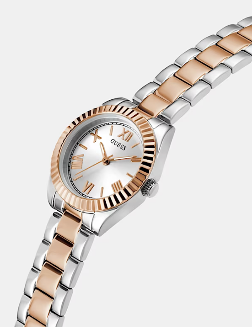 Ladies Mini Luna Two Tone Rose Gold Plated Watch