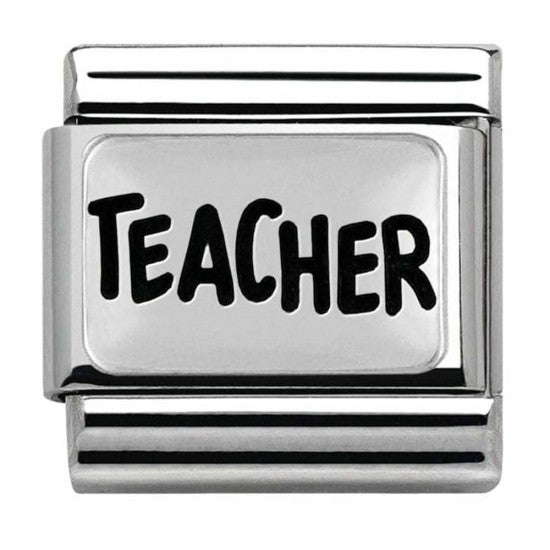 Nomination Classic Silver Teacher Charm Link 33010239