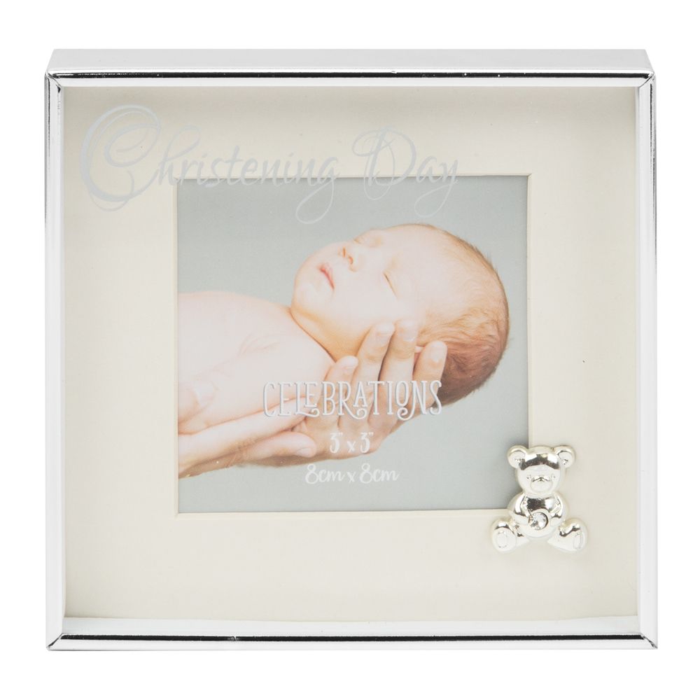 7" X 5" - BAMBINO SILVER PLATED PHOTO FRAME - CHRISTENING