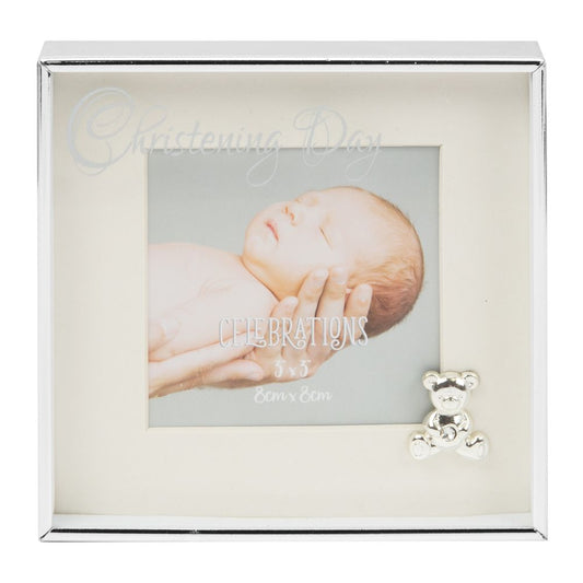 7" X 5" - BAMBINO SILVER PLATED PHOTO FRAME - CHRISTENING