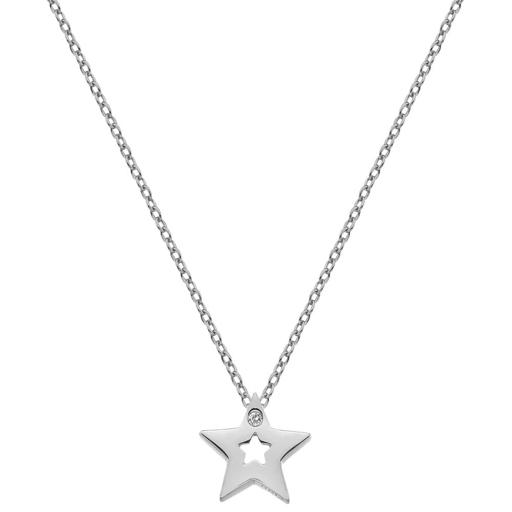 Hot Diamonds Sterling Silver Diamond Star Pendant DE722 Ladies Gift