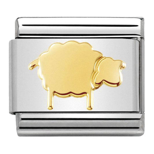 Nomination Classic Gold Sheep Animal Charm Link 03011235