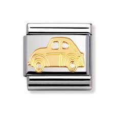 Nomination Classic Gold Car Charm Travel Charm Link 03010805