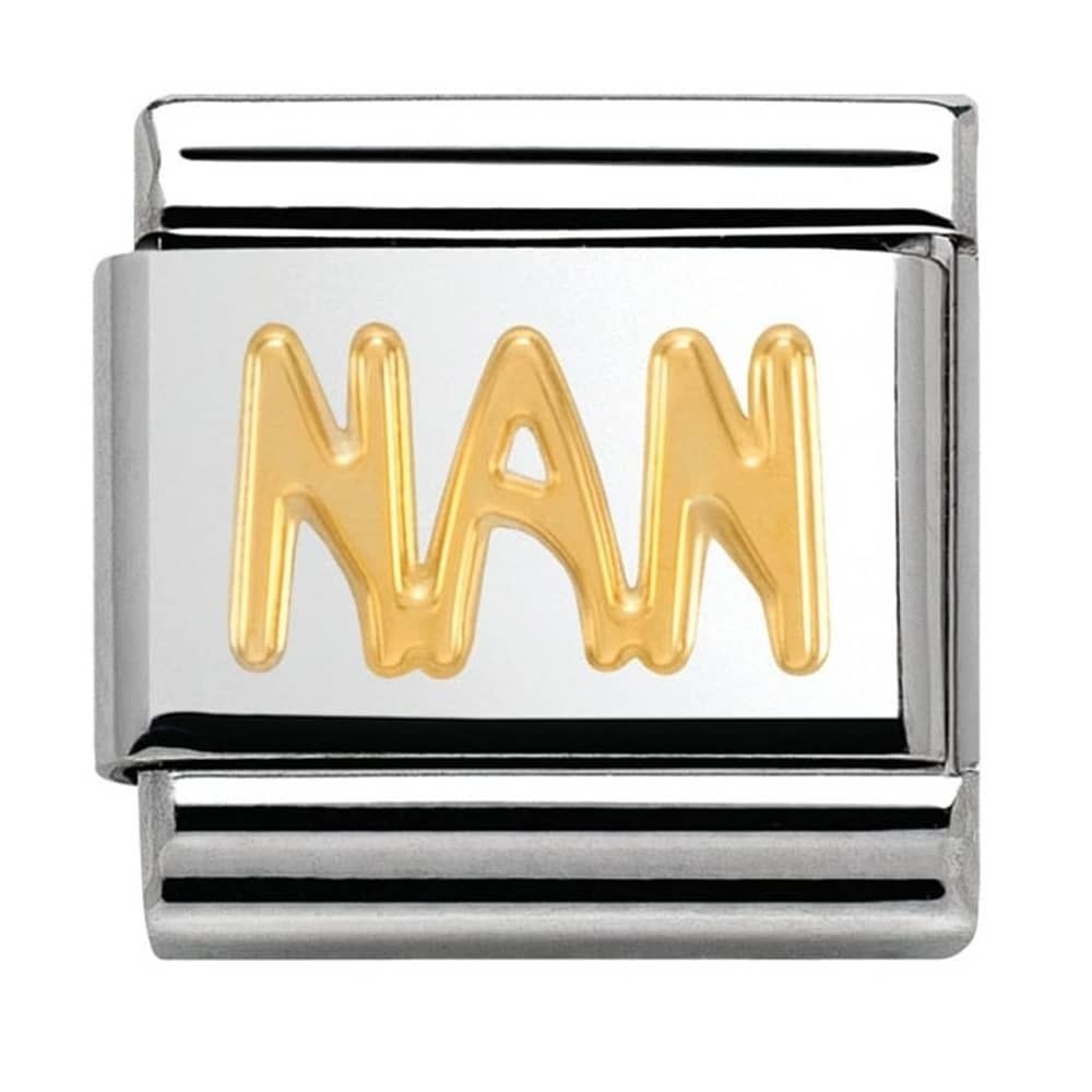 Nomination Charms Classic Gold Family Nan Charm Link 03010717
