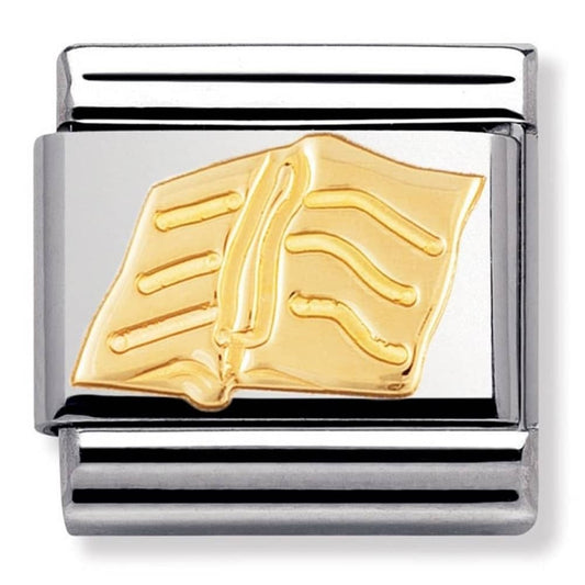 Nomination Classic Gold Spirituality Bible Charm Link 03010928