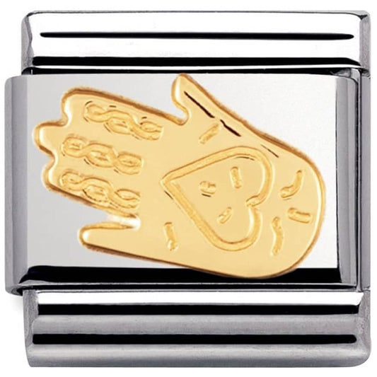 Nomination Gold Spirituality Fatima Hand Charm Link 03010509